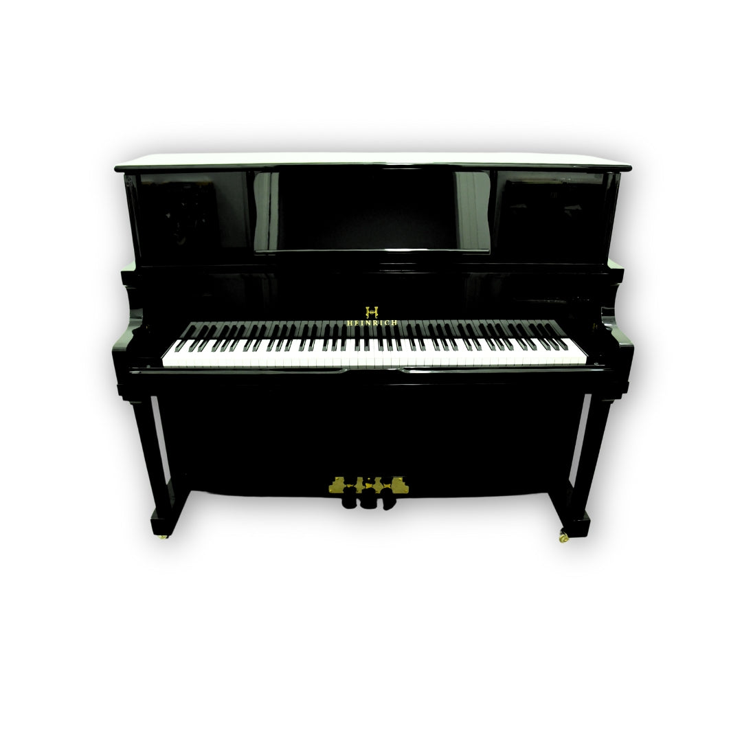 Heinrich HN-125E Upright Piano - Black