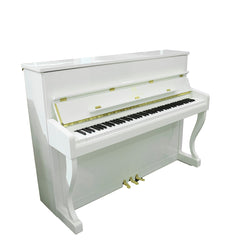 Heinrich HU-110 Upright Piano - White