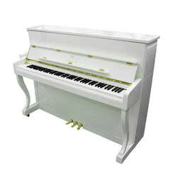Heinrich HU-110 Upright Piano - White