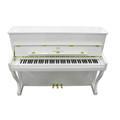 Heinrich HU-110 Upright Piano - White