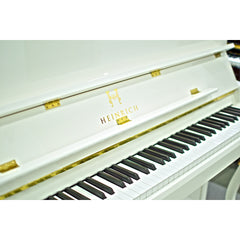 Heinrich HU-110 Upright Piano - White