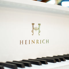 Heinrich HG-152 Grand Piano Curly legs - White