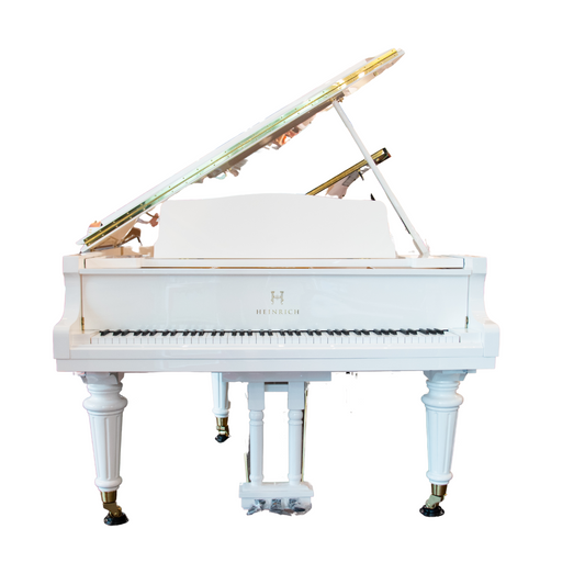 Heinrich HG-152W Grand Piano - White