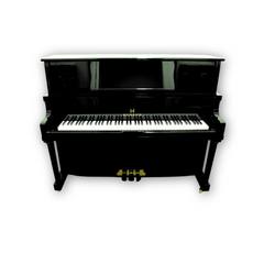Heinrich HU-125E Upright Piano - Black