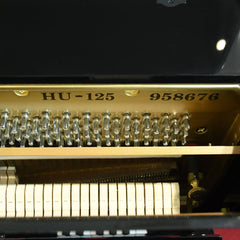 Heinrich HU-125E Upright Piano - Black