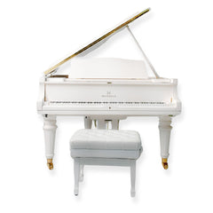 Heinrich HG-152W Grand Piano - White